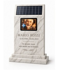 La lapide parlante fotovoltaica
